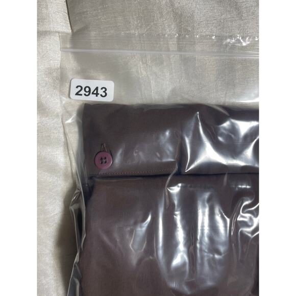 Avenue Women Pants  Brown Straight‎ Leg High Rise Office Travel Neutral Capsule - Picture 10 of 10